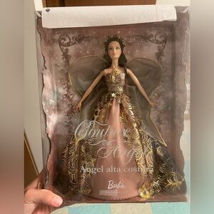 Collector Barbie Couture Angel with Gold and Brown Gown